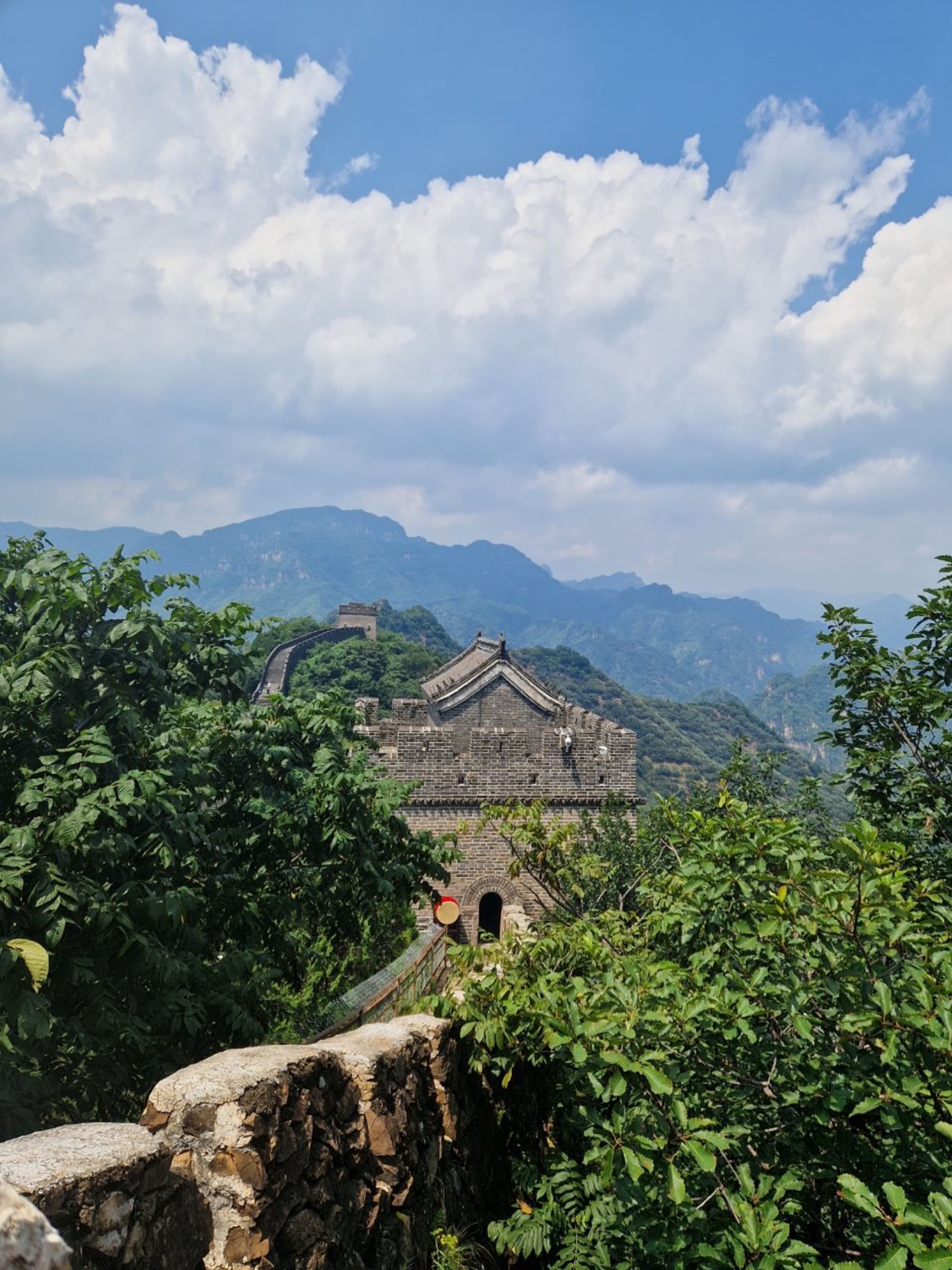 Pause auf der Chinesischen Mauer