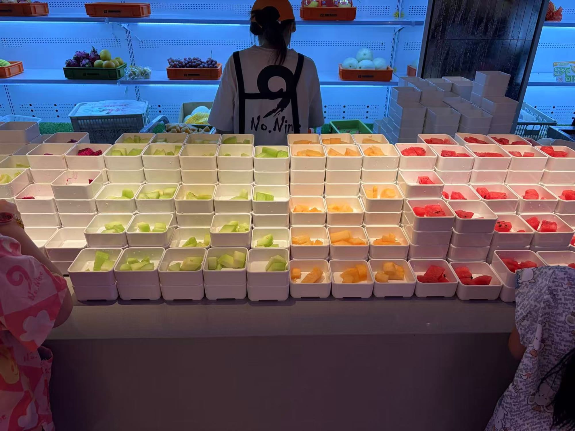 Früchtebuffet im Spa