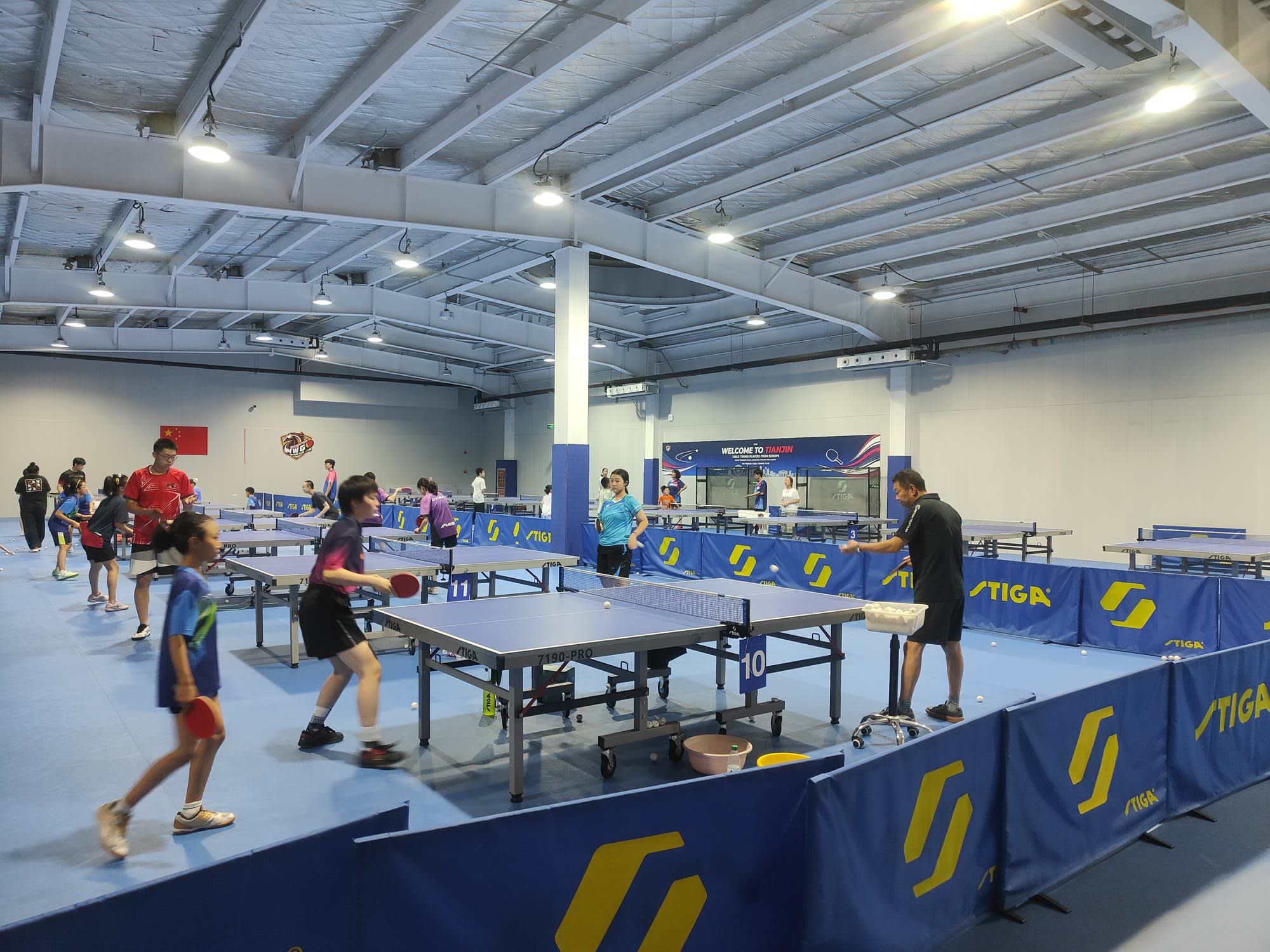 Multiball-Training am Tisch 10